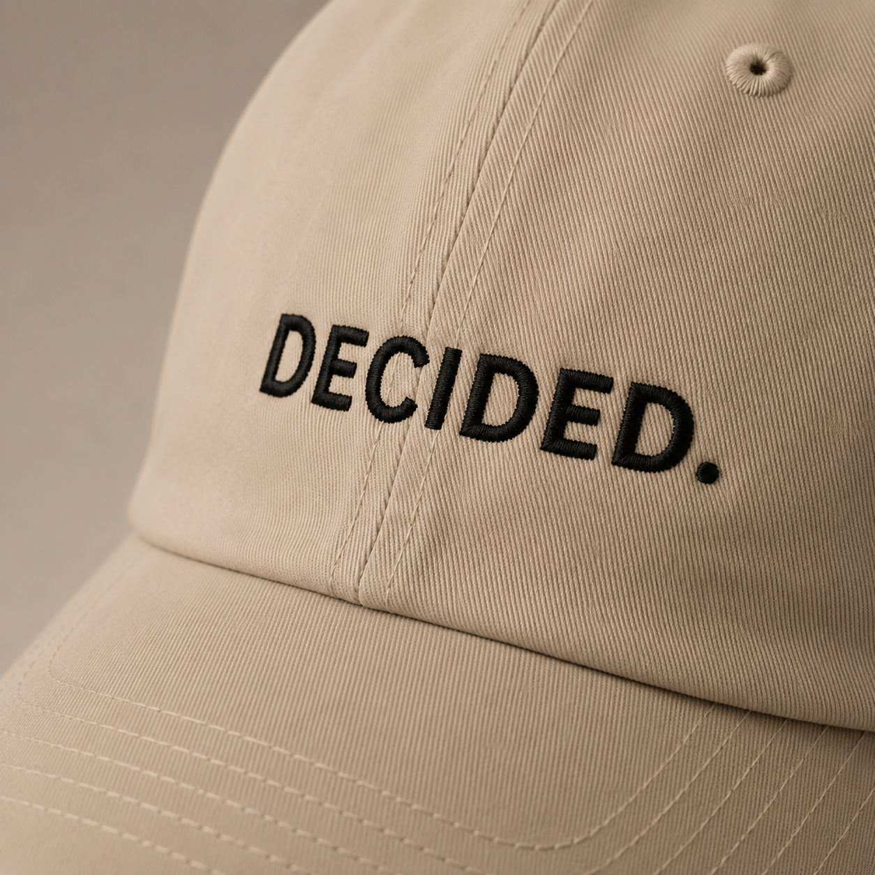 DECIDED. Cap